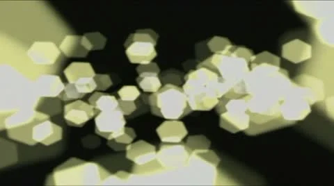 Ppulse yellow hexagon 動画素材 9789201