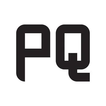 Pq initial letter vector logo icon Stock Illustration