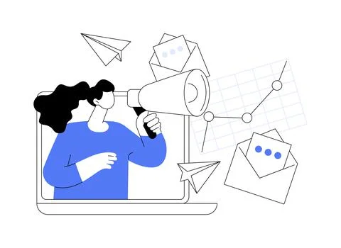 PR abstract concept vector illustration. Stock Illustration