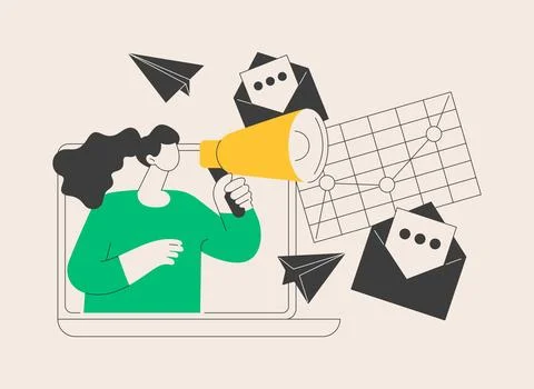 PR abstract concept vector illustration. Stock Illustration