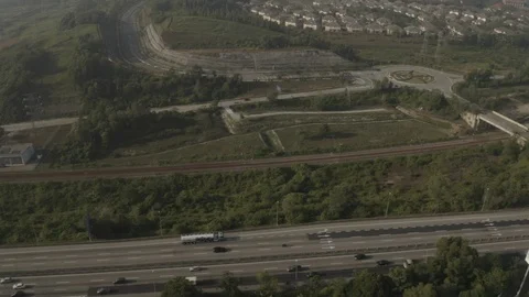 PR Highway Haze 003 Stock Footage 116800717