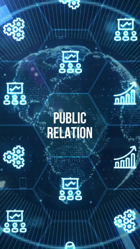 PR Public relations concept. Communication advertising marketing strategy. Stock-Footage 280964306