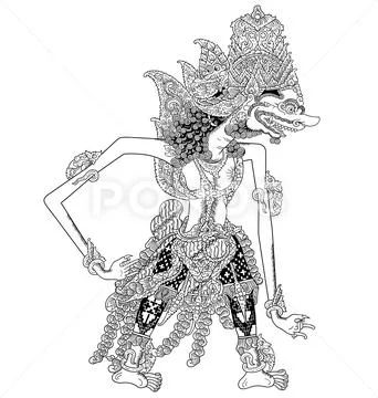 Prabu Sukrasa Wayang Kulit ~ Clip Art ~ Download #74997543