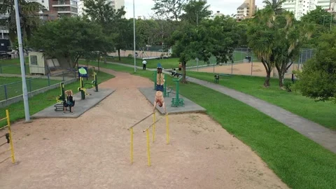 Praça da Encol - Praça Carlos Simão Arnt Stock-Footage 137760876