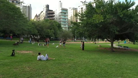 Praça da Encol - Praça Carlos Simão Arnt 스톡 동영상 137760899