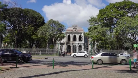 Praca da Liberdade square in Belo Horizonte, Brazil Stock Footage 274032473