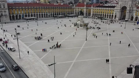 Praça de Comercio Stock Footage 236498264