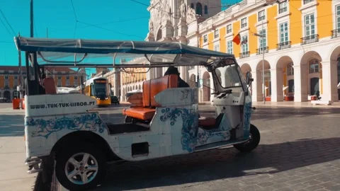Praca do Comercio, also known as Terreiro do Paco, Lisbon Stock Footage 263157077