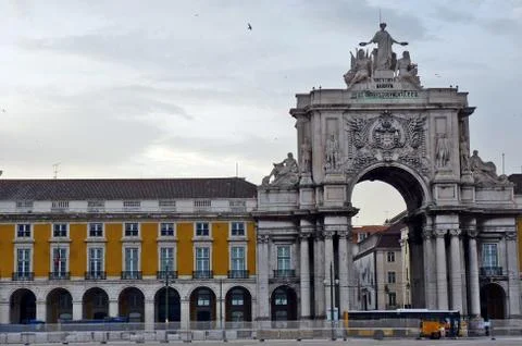 Praça do Comércio from Lisbon Stock Photos