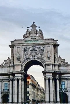Praça do Comércio from Lisbon Stock Photos