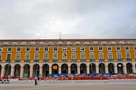 Praça do Comércio from Lisbon Foto stock