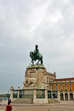 Praça do Comércio from Lisbon Stock Photos
