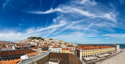 Praca do in Lisbon Stock Photos