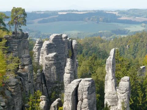 Prachovske rocks Stock Photos