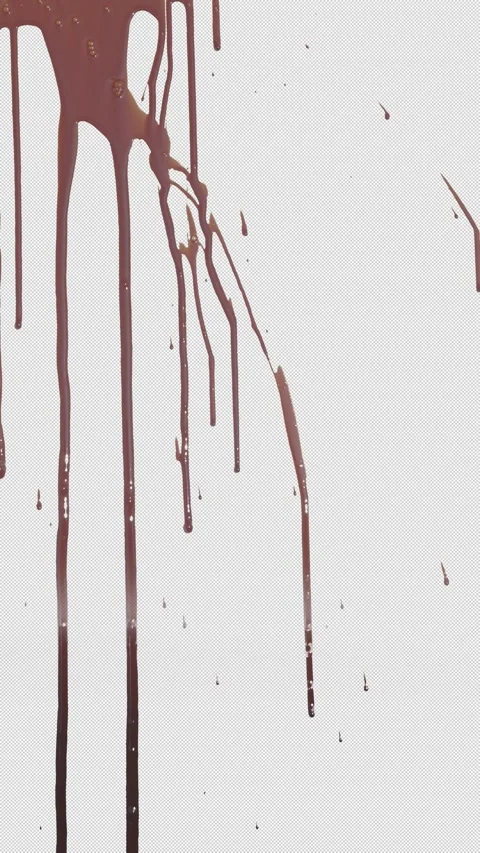 Practical Blood Splatter Wall Halloween Slit 2160x3840  Stock Footage 289412385