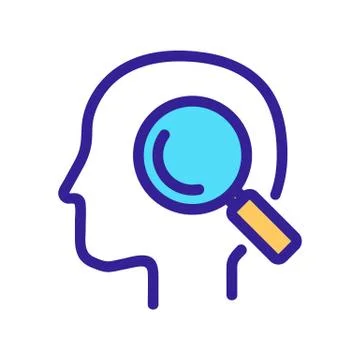 Practical mindset icon vector. Isolated contour symbol illustration 스톡 일러스트