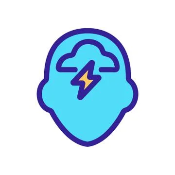 Practical mindset icon vector. Isolated contour symbol illustration 库存插图