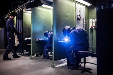 Practical training is becoming more popular again in the Netherlands, Voorburg - Stock Photos