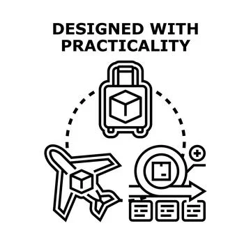 Practicality design concept implementing adaptable development journey Stock Illustration