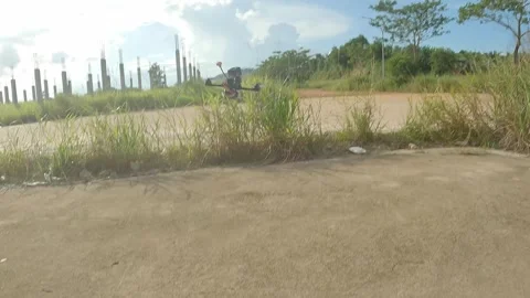 Practice Drone Race Launch Stock Footage 241135211