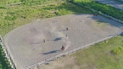 Practice Riding a Horse Stock Footage 247000264