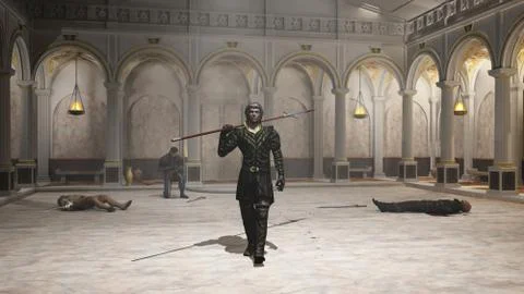 The Practice Session Illustrazione stock