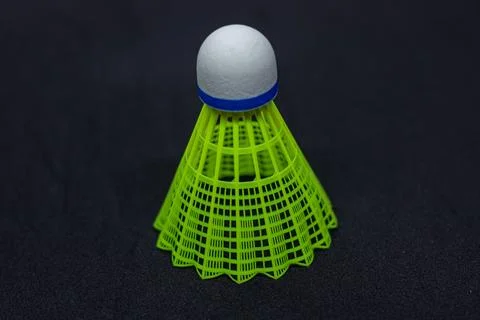 Practice Use Green Shuttlecock Foto stock