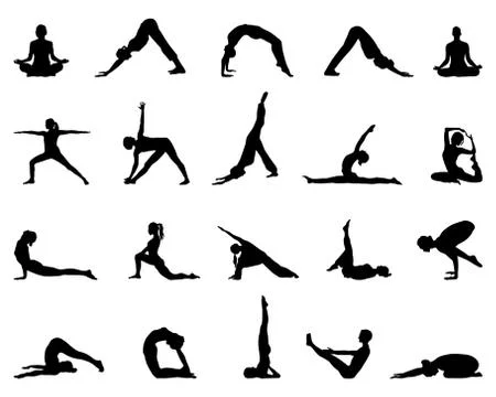 Practice yoga Stock Illustration