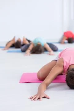 Practicioner is concentrating on exercise Stock Photos