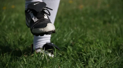 Practise session with Nike boots and soccer ball Stock Footage 36251251