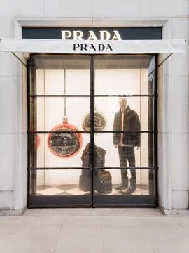Prada boutique Foto stock
