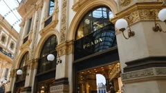 Louis Vuitton And Prada Stores In Galleria Vittorio Emanuele Ii Stock Photo  - Download Image Now - iStock