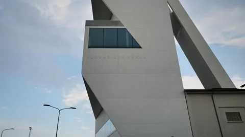 Prada foundation tower Stock Footage 135304762