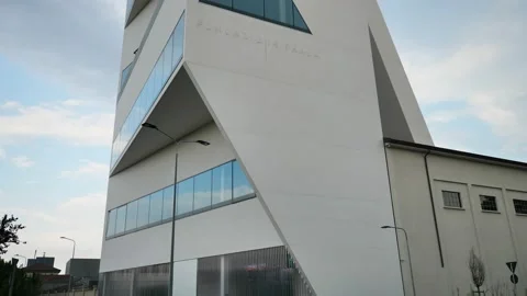 Prada foundation tower Stock Footage 135725406