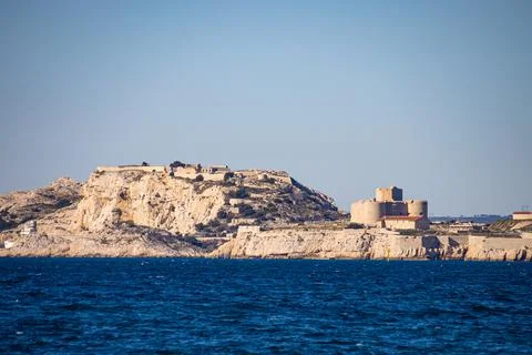 Prado beach in Marseille Stock Photos