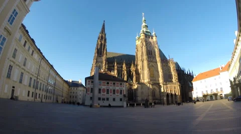 Prag Castle View 스톡 동영상 35327091