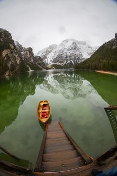 Pragser Wildsee or Prags Lake (5) Stock Photos