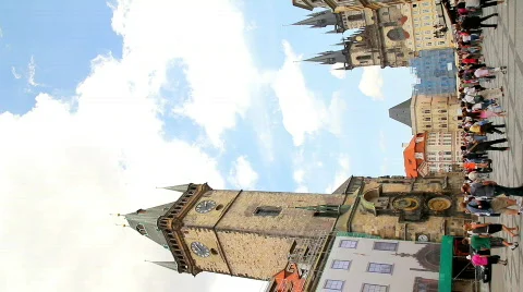 Prague Astronomical Clock 36 Stock Footage 773679
