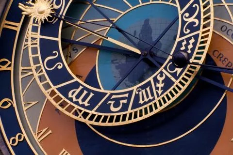Prague. astronomical clock Stock Photos