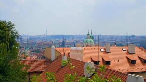 Prague beautiful views of the city Stock Footage 91548744
