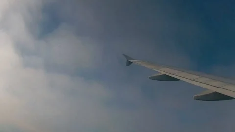 Prague to Brussels  flight May 23, 2017 Stock Footage 91597513