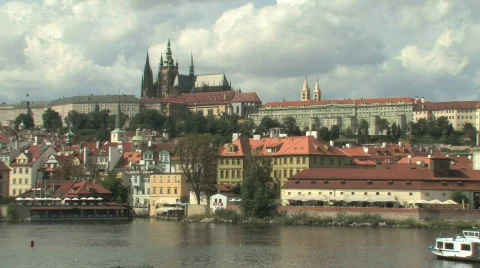 Prague, Capital of Czech Republic in Eastern Europe Stock Footage 530829