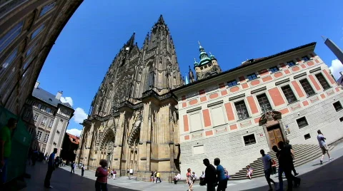 Prague Castle 10 Stock Footage 773027