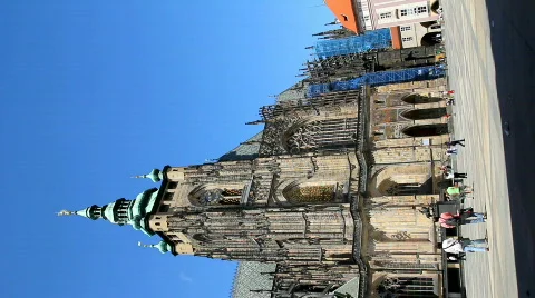 Prague Castle 2 Stock Footage 773652