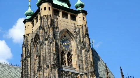 Prague Castle 3 Stock Footage 772996
