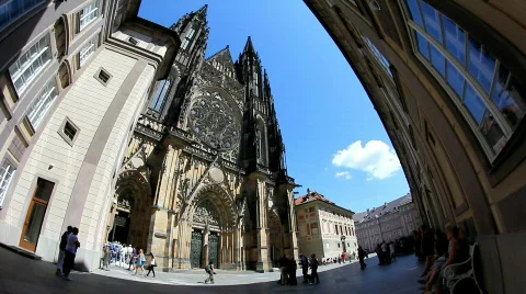 Prague Castle 5 Stock Footage 773008