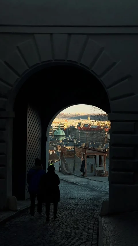 Prague Castle 6 (Editorial) Video stock 319388858