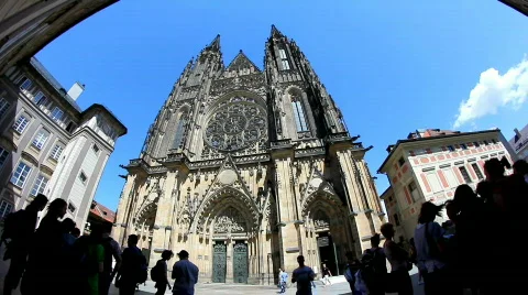 Prague Castle 6 Stock Footage 773012