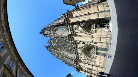 Prague Castle 7 Stock Footage 773656