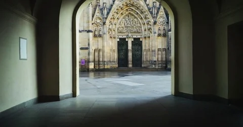 Prague Castle, Czech Republic 스톡 동영상 81990269